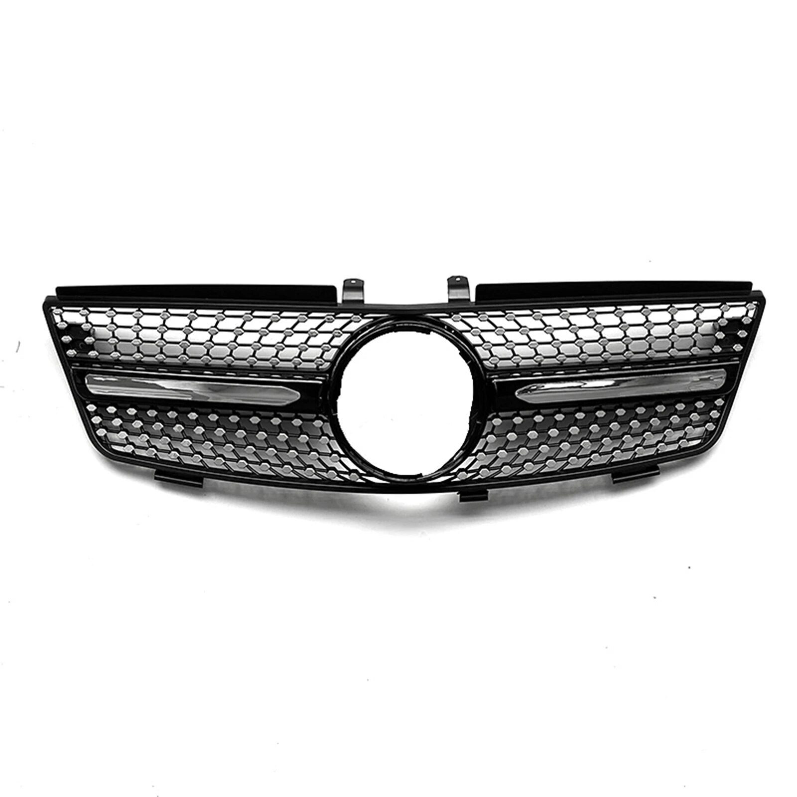 

Для Mercedes Benz ML Class W164 2005-2008 ML320 ML350 ML500 гоночная решетка передняя решетка автомобиля верхний бампер капот сетка радиатора
