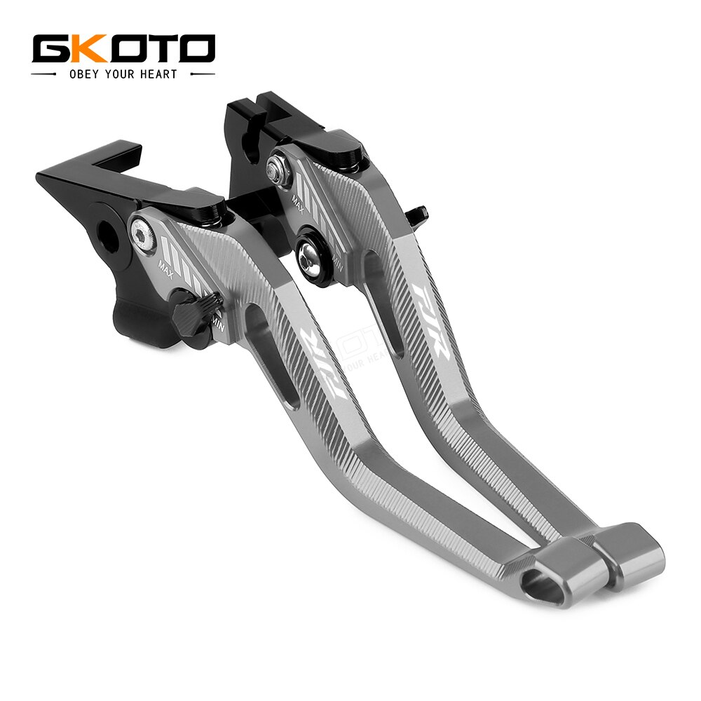 

Мотоциклетные аксессуары для YAMAHA FJR1300 FJR 1300 2004-2020 CNC Алюминиевый Регулируемый рычаг тормоза сцепления руля
