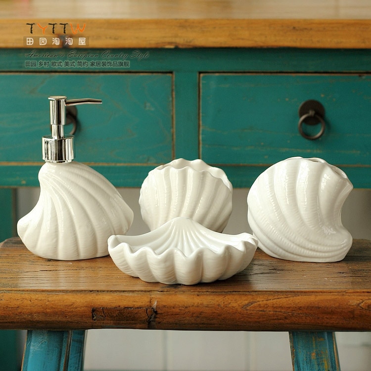 

Керамический набор туалетных принадлежностей Pumpkin Town Home Decor