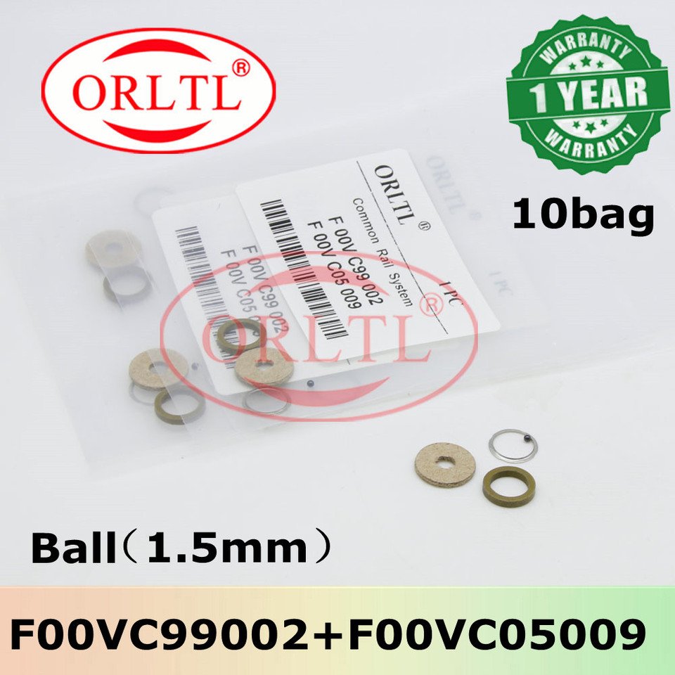 

10 пакетов F00VC99002 F00VC05001 F00VC05008 F00VC05009 F00RJ02177, комплекты для капитального ремонта, шайбы, камера, шарик, уплотнительное кольцо, комплект для ремонта