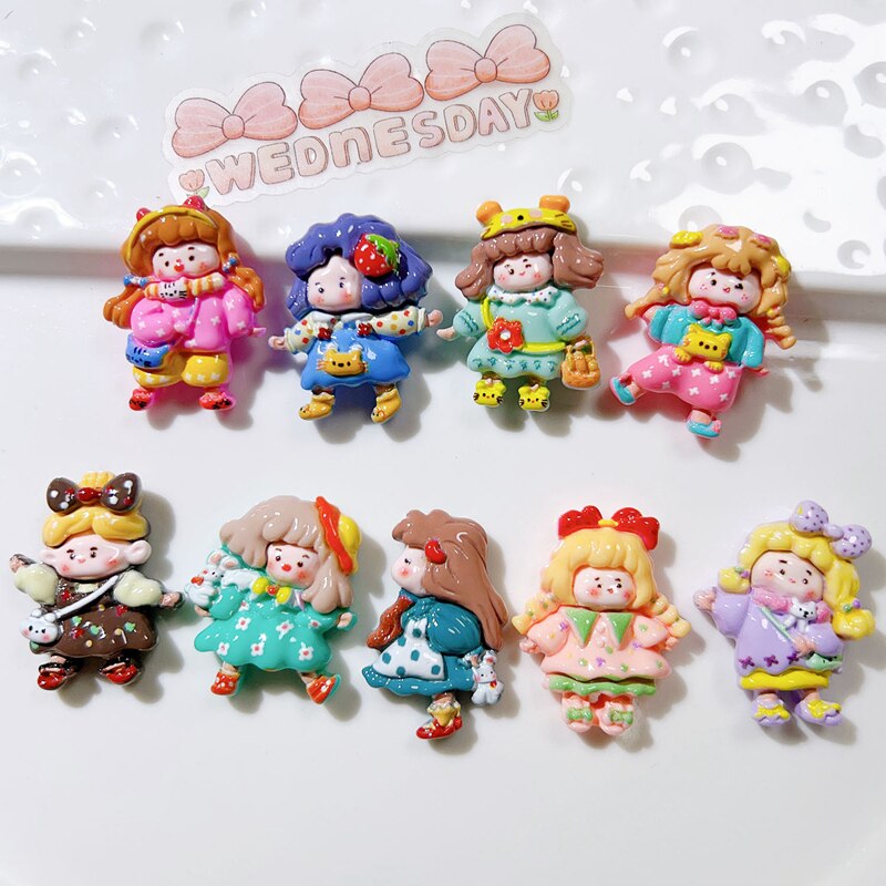 

Набор миниатюрных фигурок из резины Aoger, 10 шт