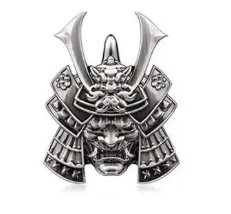 

japońskiego samuraja Hannya, металлические наклейки для автомобиля, эмблема, горячий значок, стиль черепа, Pranjna Gunmetal, багажник, авто, аксессуары для мотоциклов, аниме