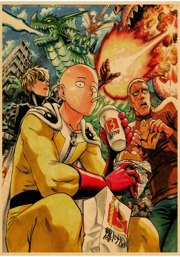 

Плакат One Punch Man