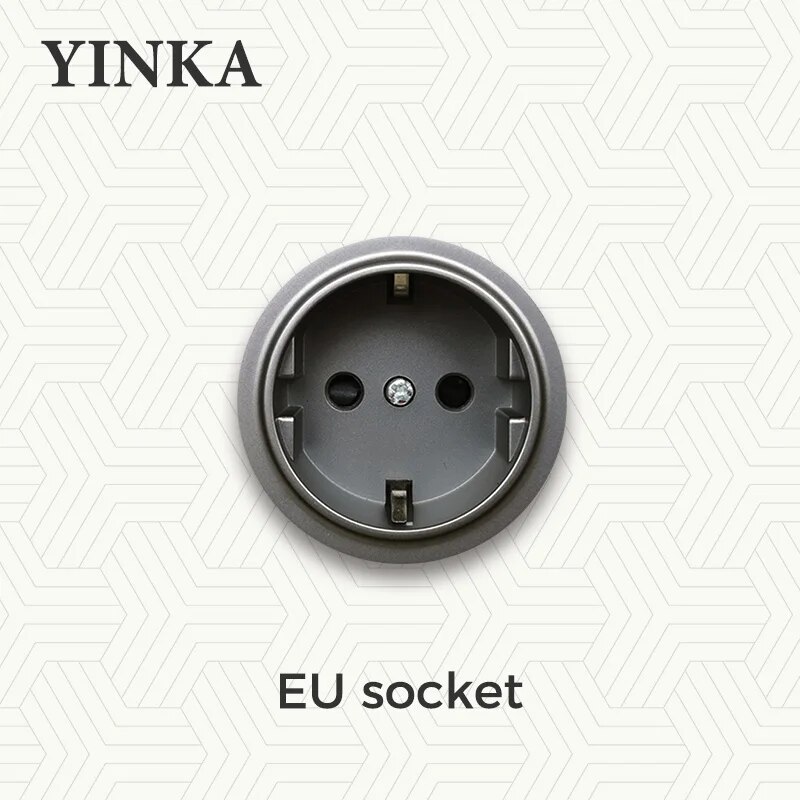 

YINKA Рамка-выключатель со встроенной розеткой 220В