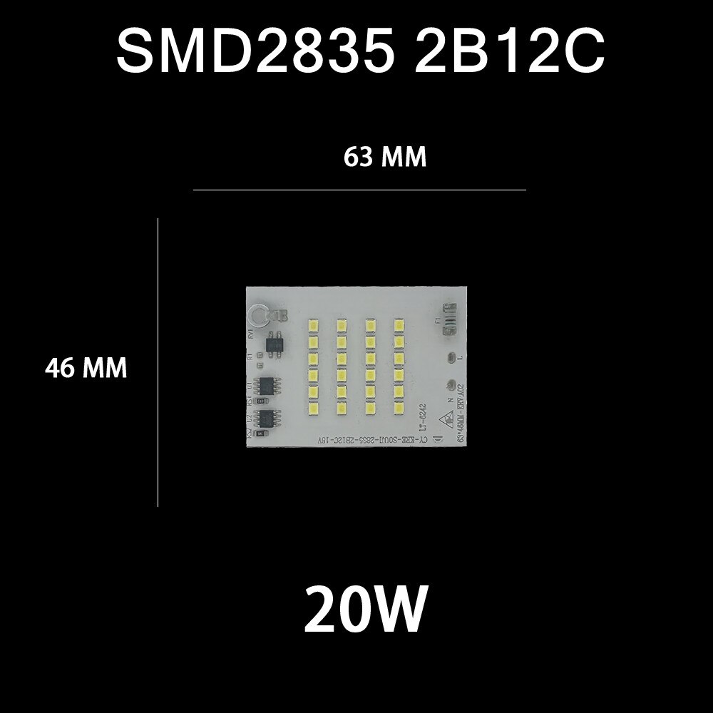 

SMD2835 светодиодный чип 220В для осветительных аксессуаров