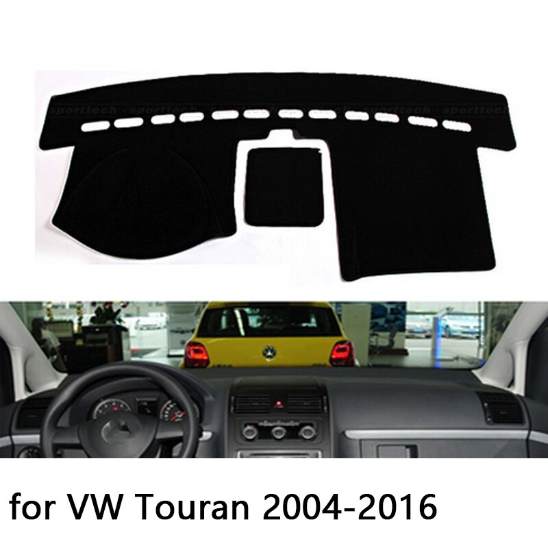 

Для Volkswagen Touran 2003-2016 правый и левый руль, чехлы на приборную панель автомобиля, коврик с абажуром, подушка, ковры, аксессуары