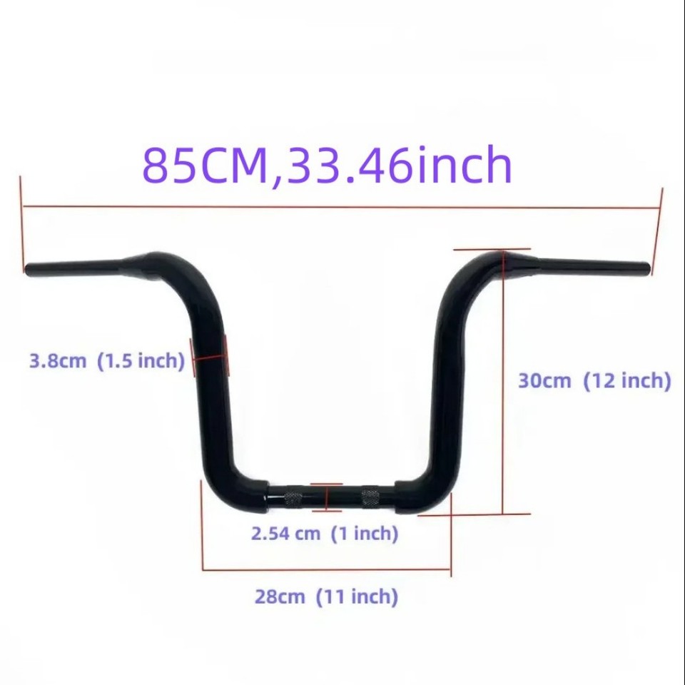 

1-1/2 "Руль-вешалка Ape 12 "14" высота для Harley Softail Fls Slim Classic Deluxe XL883 Forty-Eight Dyna Fdb Street BOB 98-23