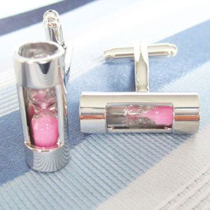 

Песочные часы запонки TZG YH01923