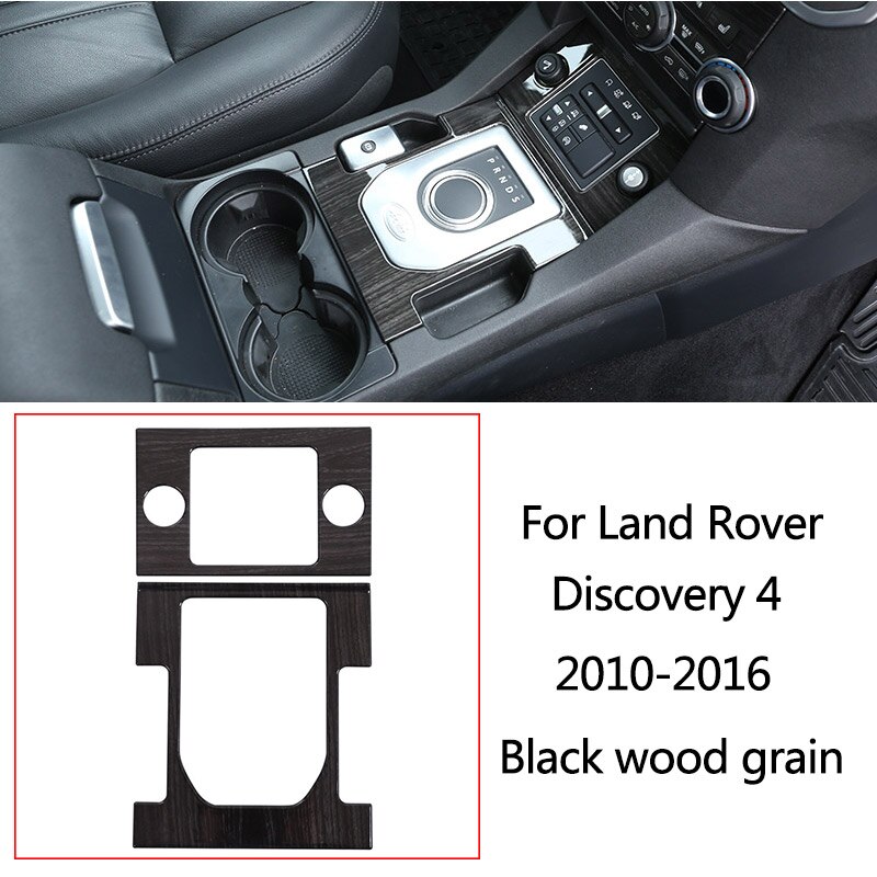 

Автомобильная Центральная панель управления для Land Rover Discovery 4 LR4 10-16, черная древесина, декоративная рамка, аксессуары