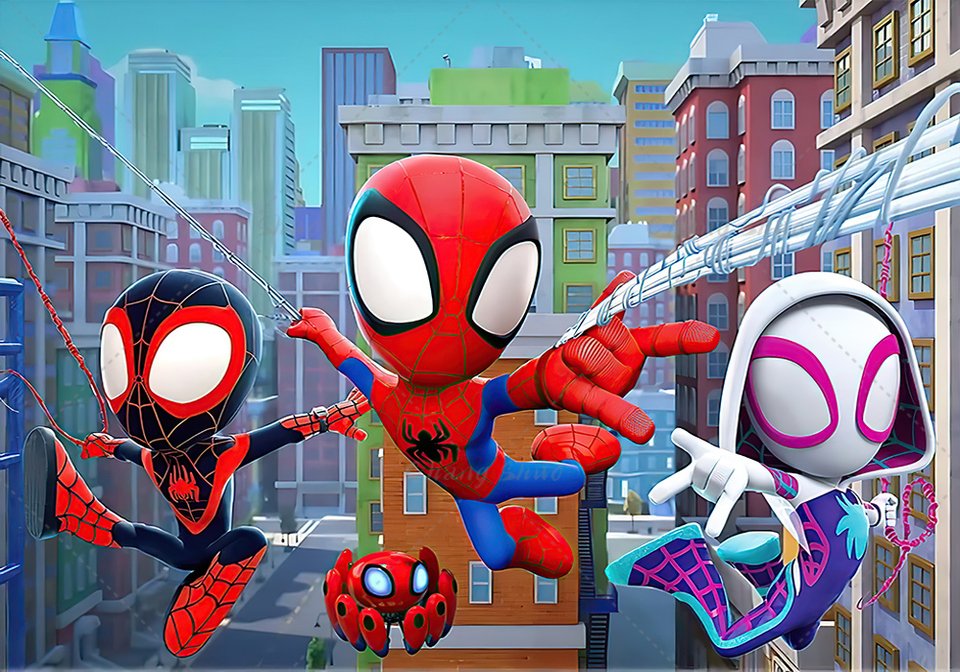 

Фон для фотосъемки Spiderman MINISO