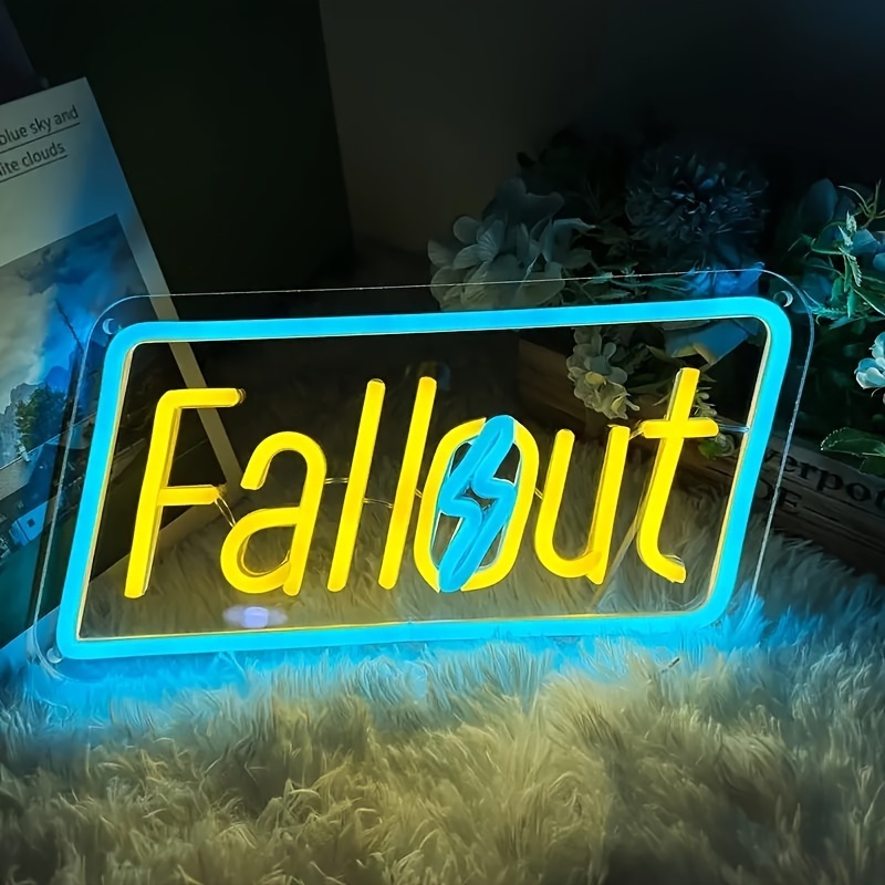 

Акриловый неоновый знак Fall out для дома