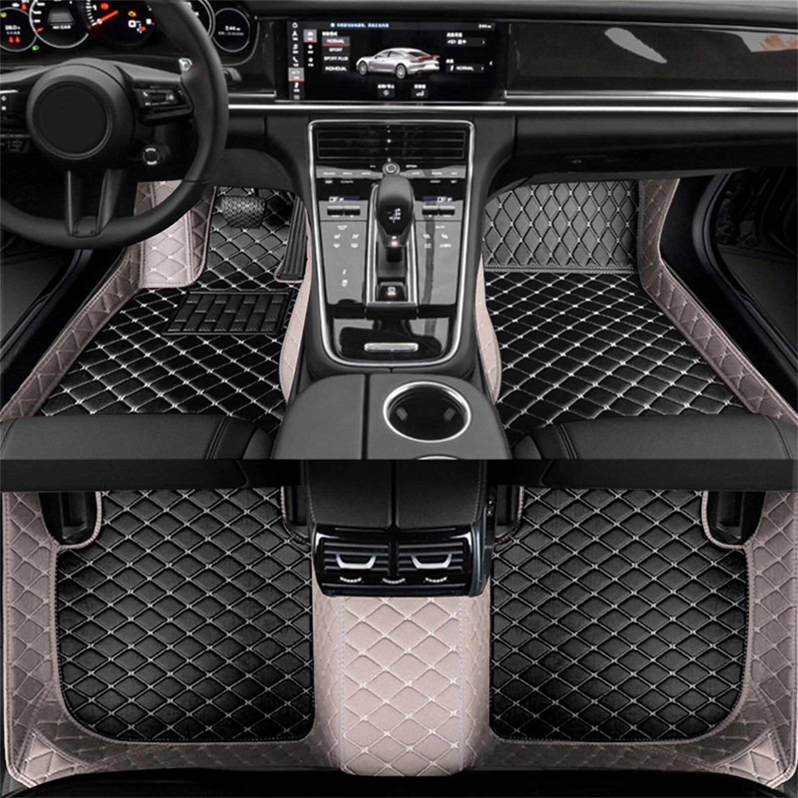 

Автомобильный напольный коврик на заказ для Hyundai Ix35 2018-2023 Elantra 2018-2023 Veloster 2011-2020, аксессуары для интерьера из искусственной кожи