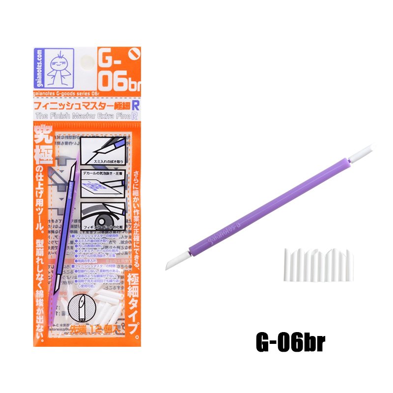 

Gaianotes G-06r/G-06br Чистая губка Тампон The Finish Master Extra Fine R 12 шт. Ручка для протирки старения, инструменты для модели хобби