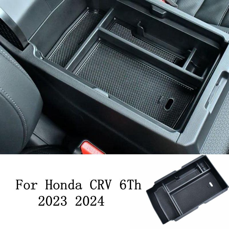

Для Honda CRV CR-V 6th 2023 2024 ABS центральный подлокотник коробка для хранения аксессуары для интерьера