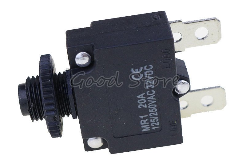 

Термовыключатель MR1 20A 125/250 В переменного тока 32 В постоянного тока защита от перегрузки автоматический выключатель