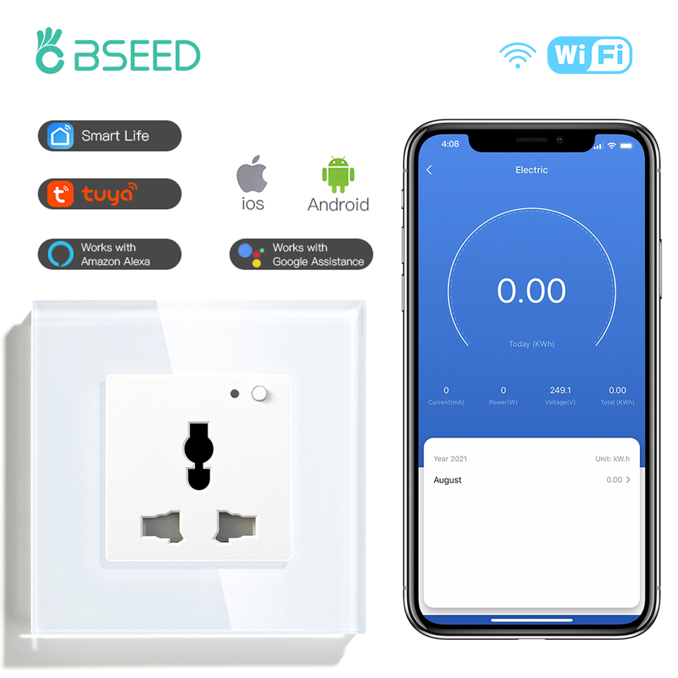 

Умная розетка BSEED Wi-Fi