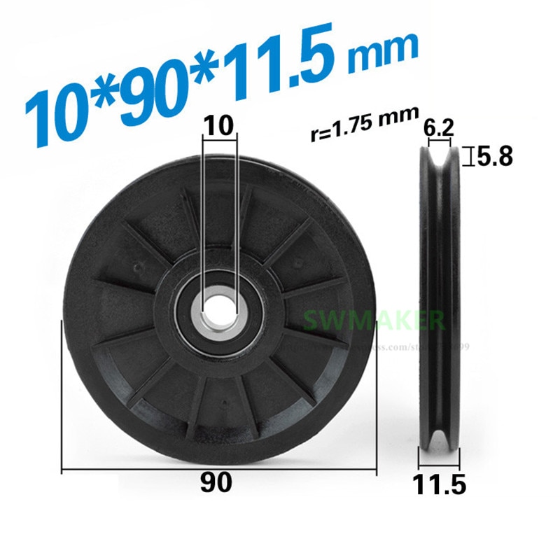 

Роликовый шкив SWMAKER 10*90*11.5мм