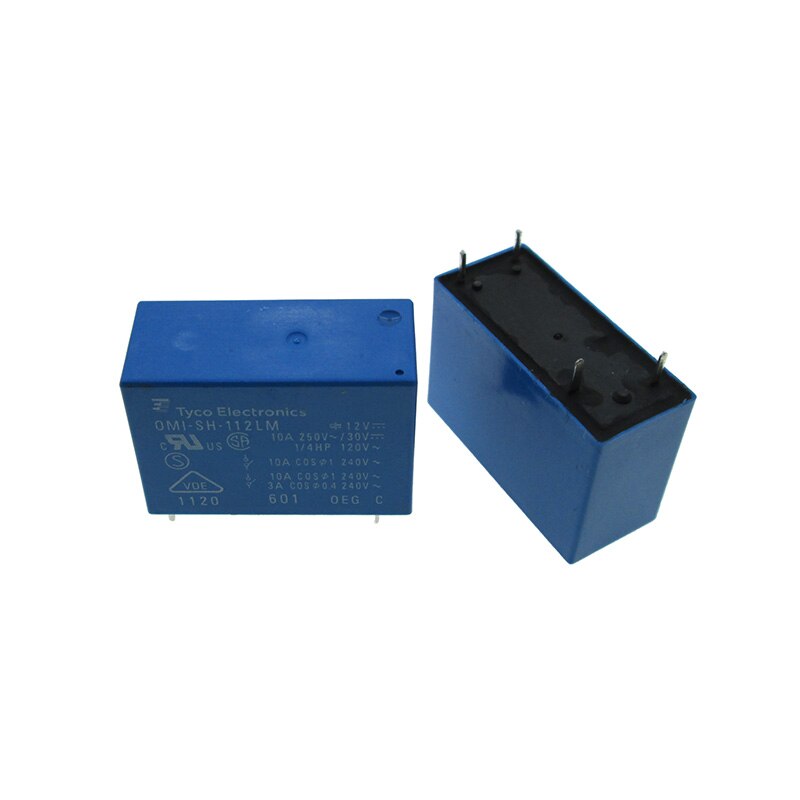 

Реле 12В OMI-SH-112LM OMISH112LM OMI SH 112LM 12В постоянного тока 10А 4PIN