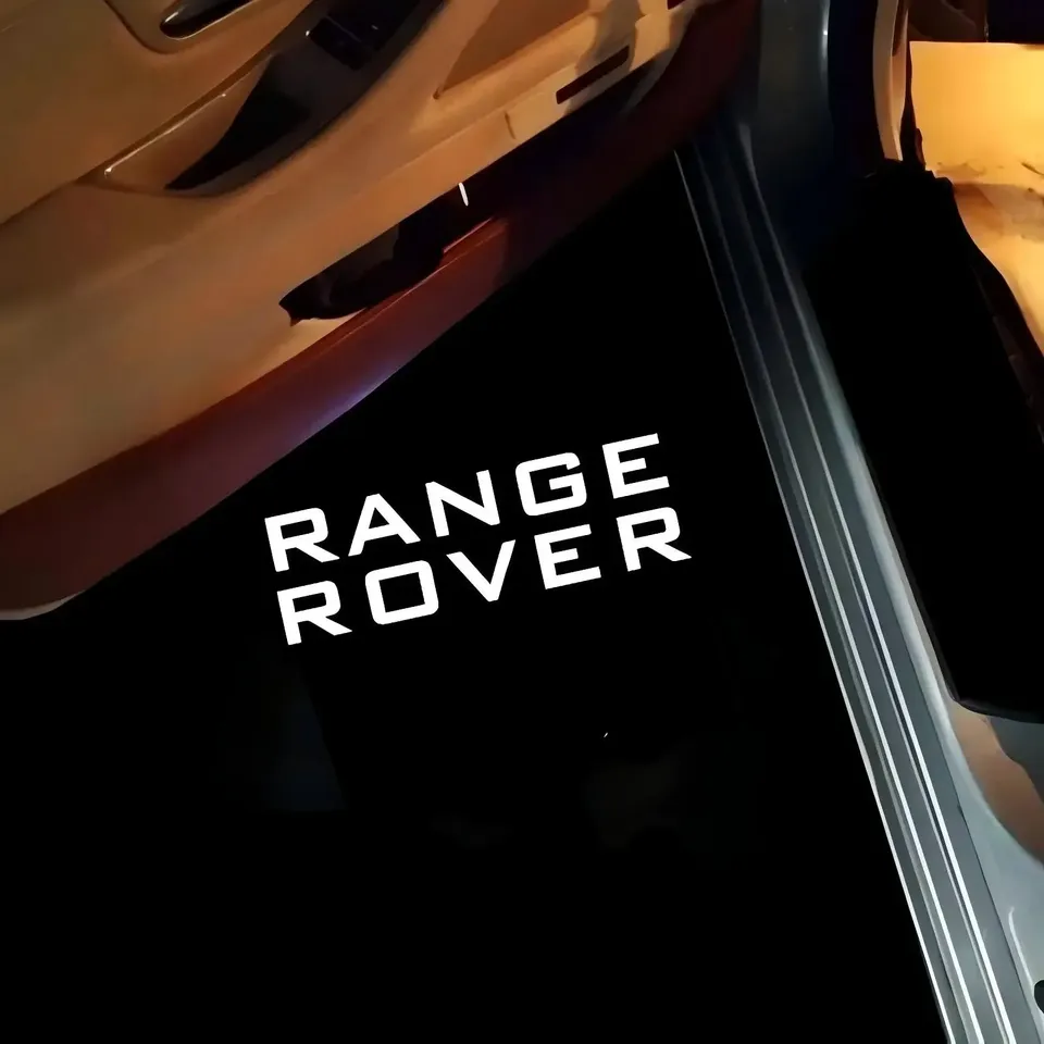 

2 шт. светодиодный светильник для двери автомобиля с логотипом Ghost Shadow, лампа для проектора для Land Rover Range Rover Sport Evoque SVR Discovery 3 4 5