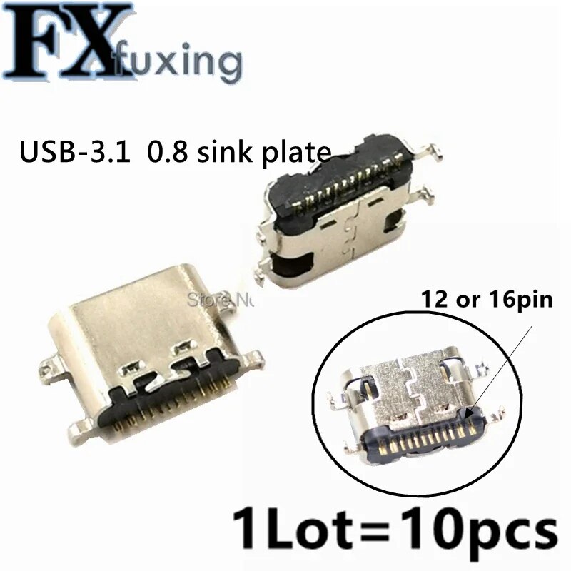 

USB разъем Type-C 16P