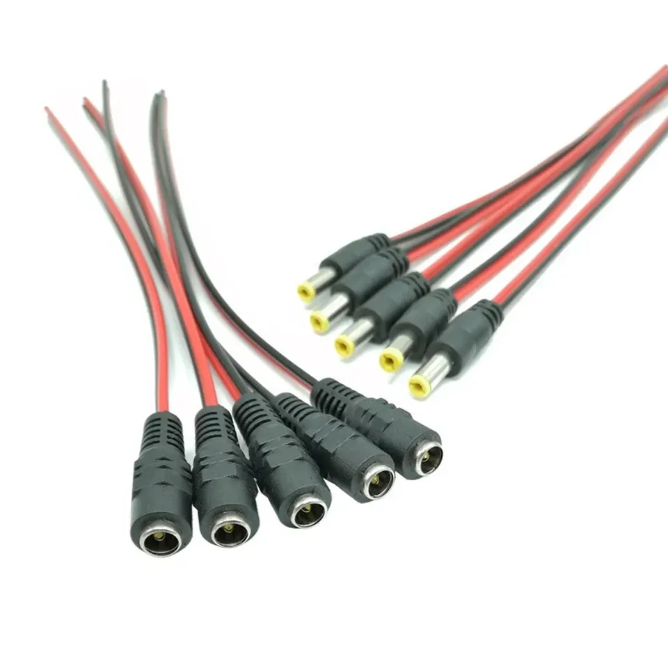 

Разъемы DC Plug кабель 12В/24В 5.5x2.1 мм