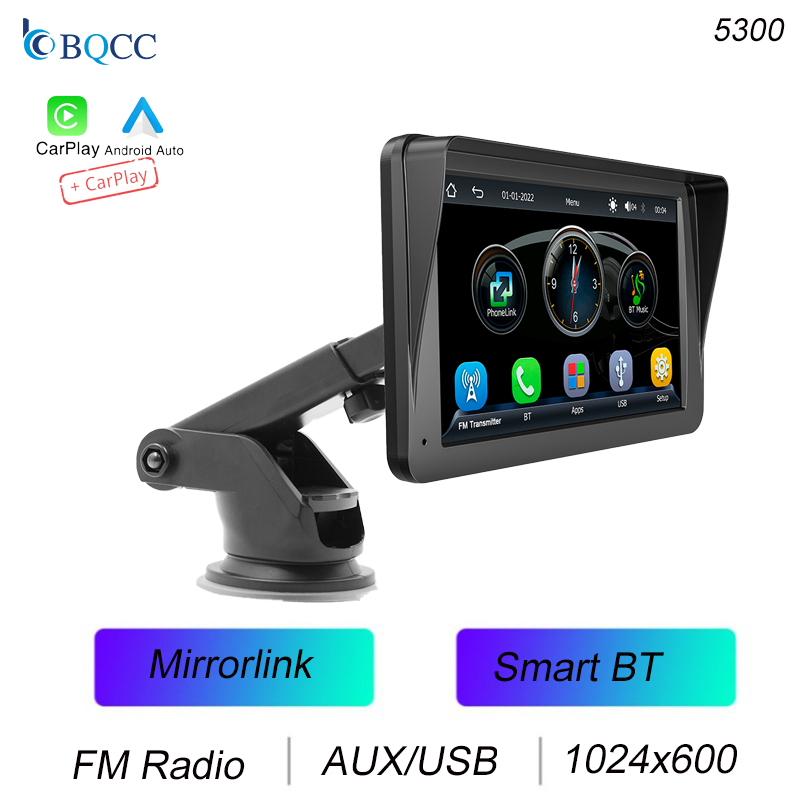 

BQCC 7' Портативный Автомобильный MP5-плеер С Carplay Android Auto Mirrorlink BT FM USB TF Встроенный Автомобильный Радиоприе...