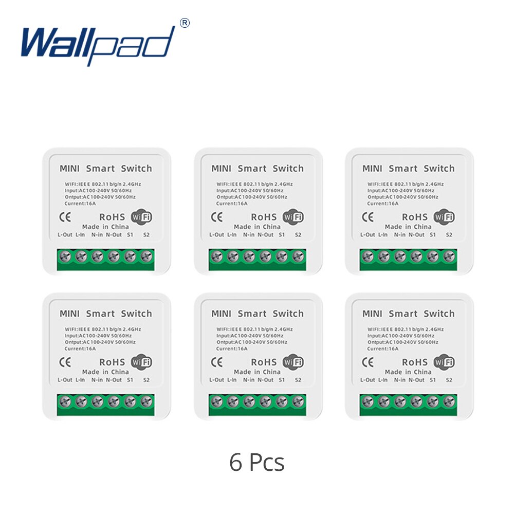 

Wallpad Туя WiFi мини-выключатель 16А