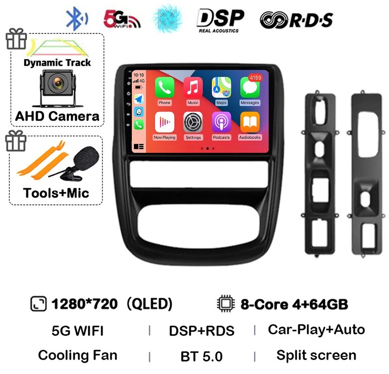

Автомагнитола 2DIN для Renault Duster 1 2010 2011 2012 2013 2014 2015, Android 14