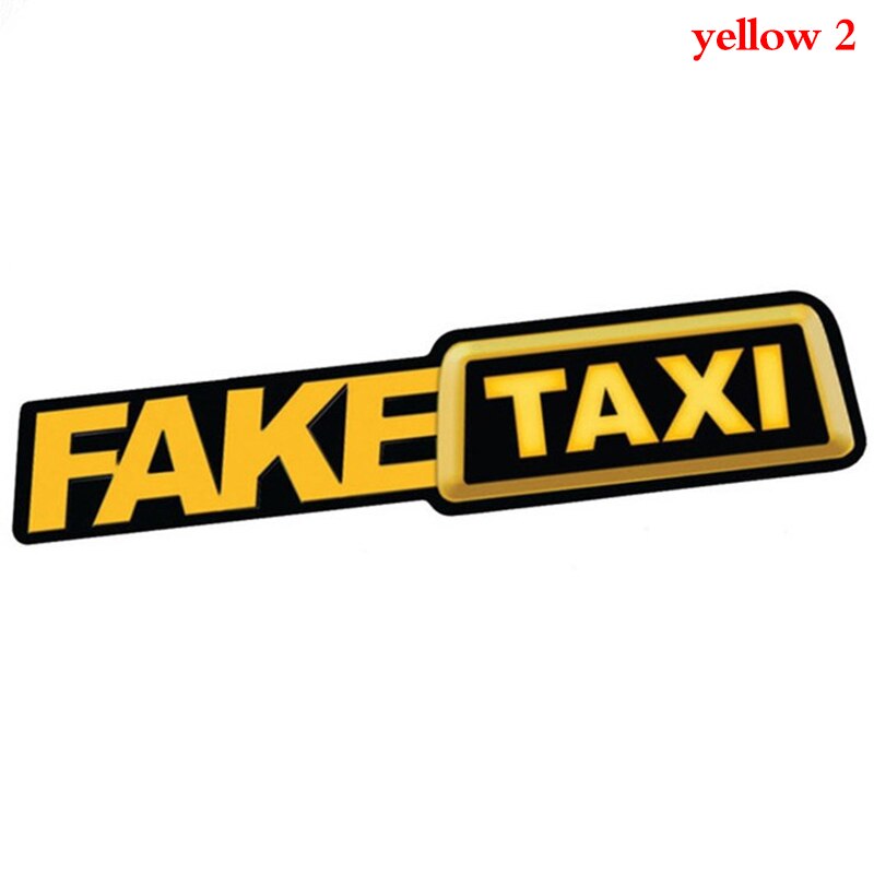 

Забавная поддельная наклейка на машину такси, наклейка FakeTaxi, наклейка с эмблемой, самоклеящаяся виниловая универсальная наклейка для BMW, Ford, Toyota, VW, Honda, Kia, Opel, Kia