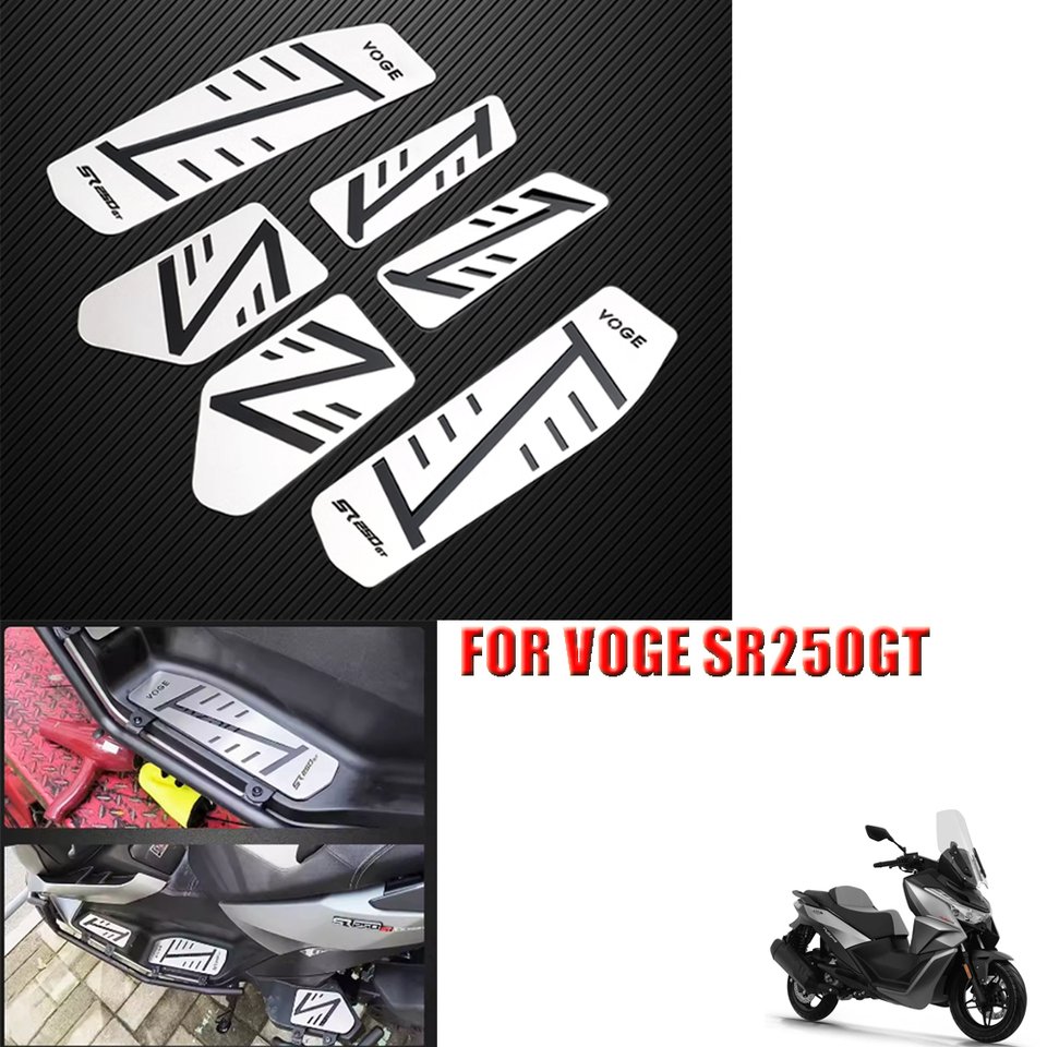 

Подножка для мотоцикла, подножка для педали, подножка для ног, коврик для LONCIN VOGE SR250GT SR 250 GT, противоскользящая