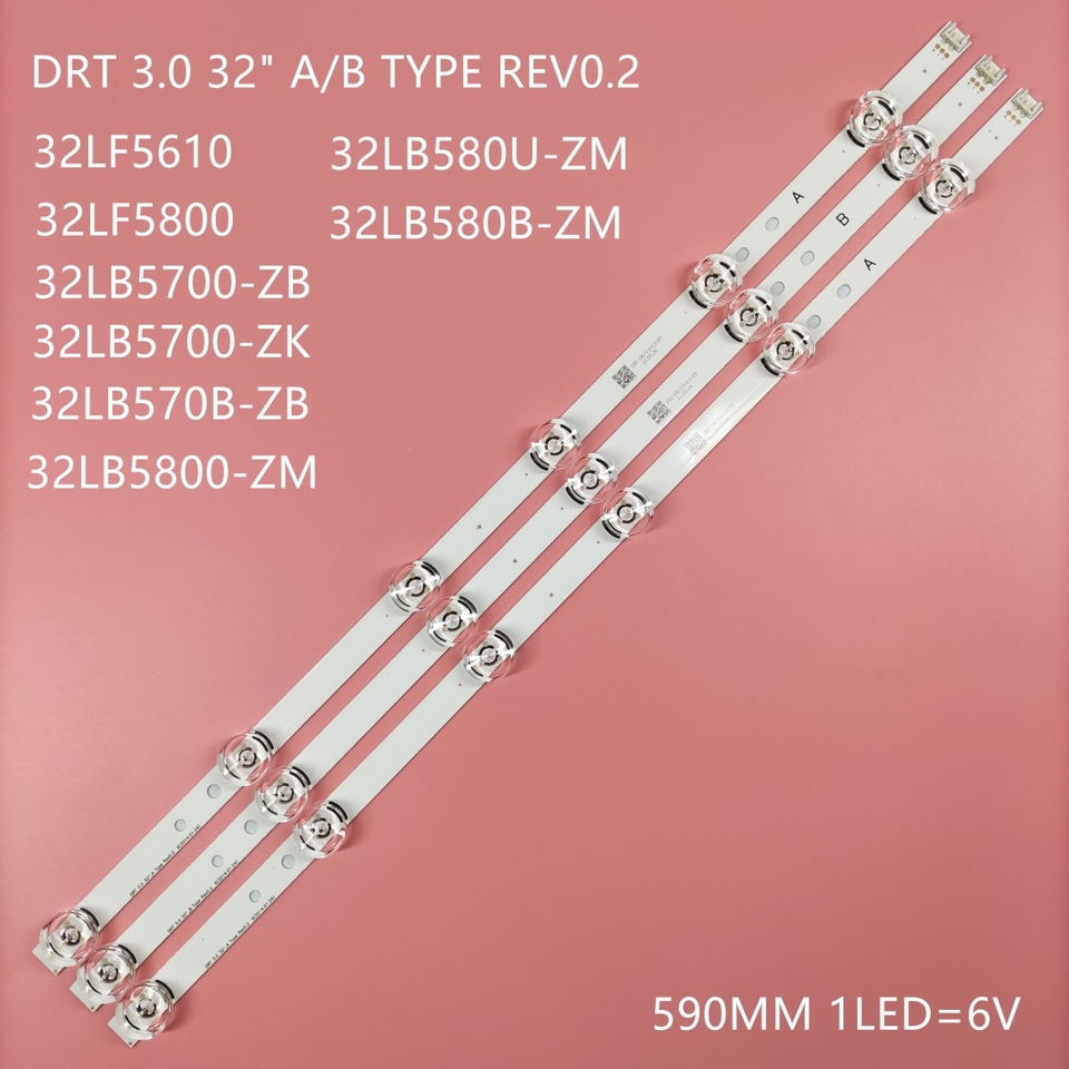 

Светодиодная лента для подсветки телевизора abay 32LB550V 32LB552V