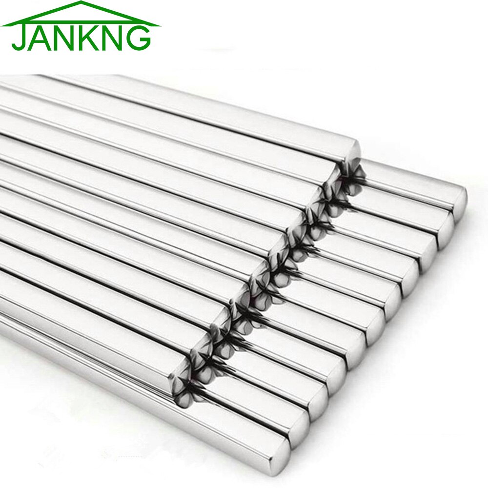 

JANKNG Палочки для еды из нержавеющей стали 5 пар