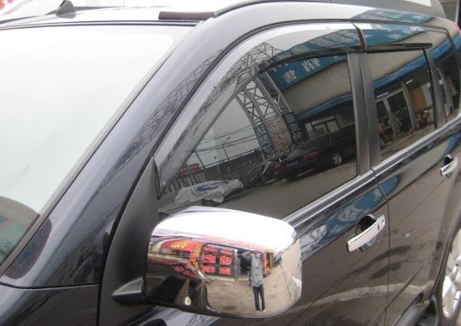 

2 шт., хромированные накладки на боковые зеркала заднего вида для Nissan X-Trail T31 2008 2009 2010 2011 2012