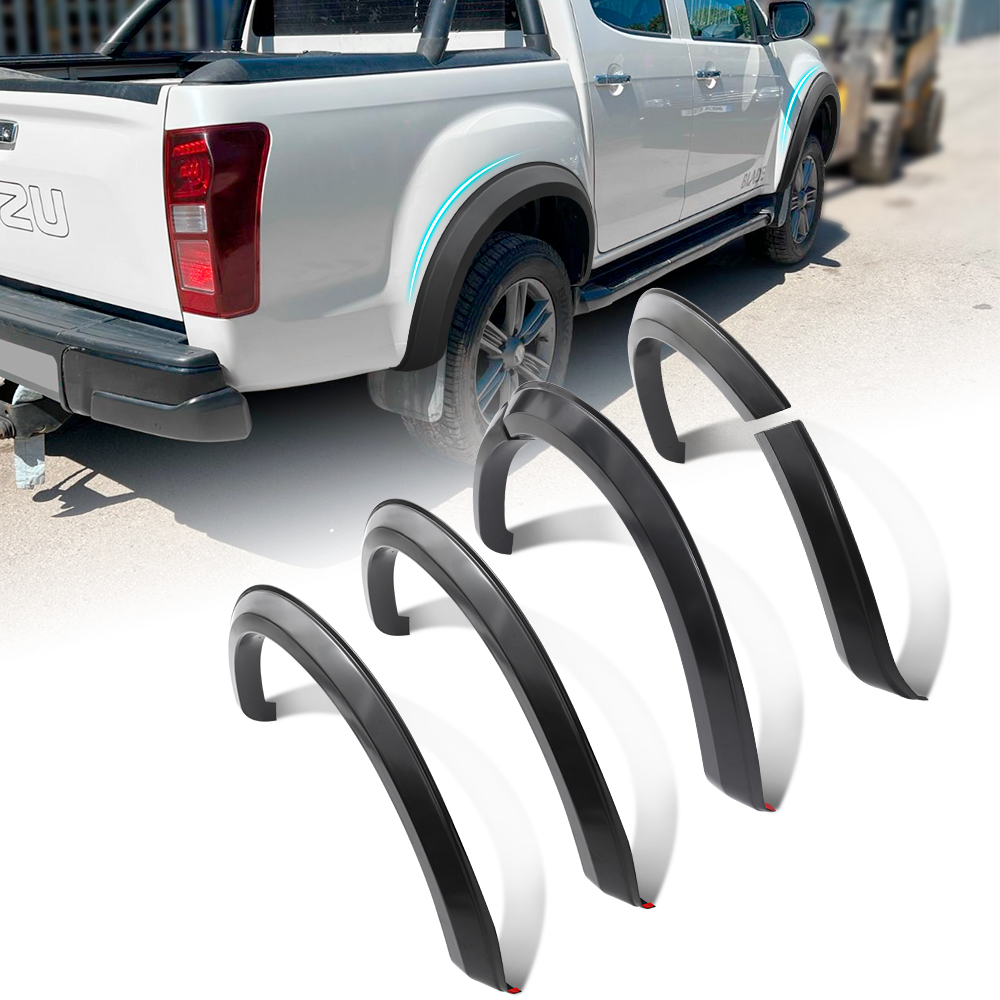 

Тонкий чехол на свод колеса для ISUZU D-MAX 2012-2019, модель двойной кабины, защитный кожух для крыла 4x4, автомобильные аксессуары