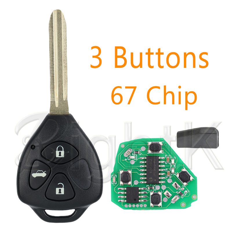 

B41TA Smart Remote Car Key 433 МГц 4D 67 G чип для Toyota Fortuner Hilux Innova Corolla Innova Yaris 2/3/4 кнопки 89070-52E61