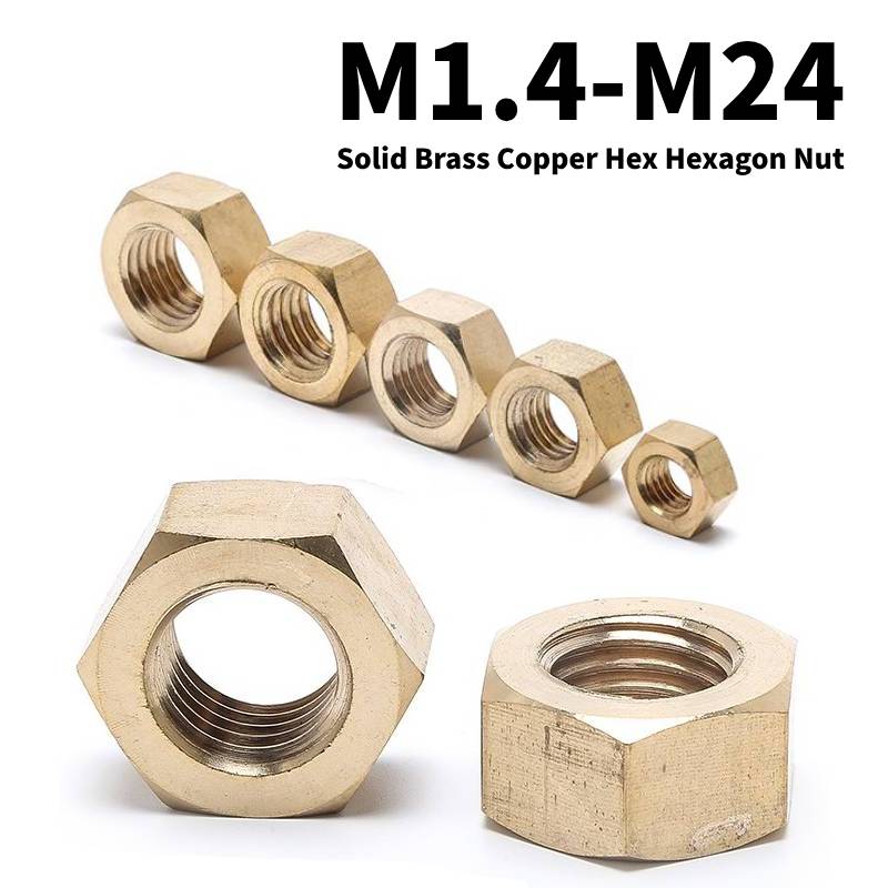 

Шестигранные гайки из латуни DIN934 M1.2-M24