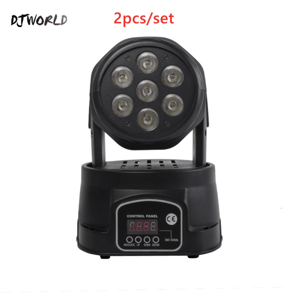 

DJWORLD 2 шт. RGBWA+УФ световые эффекты 7x18 Вт