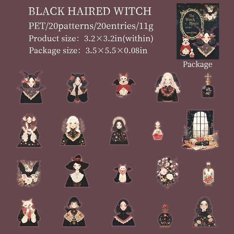 

Набор стикеров Jianwu Black Magic Series