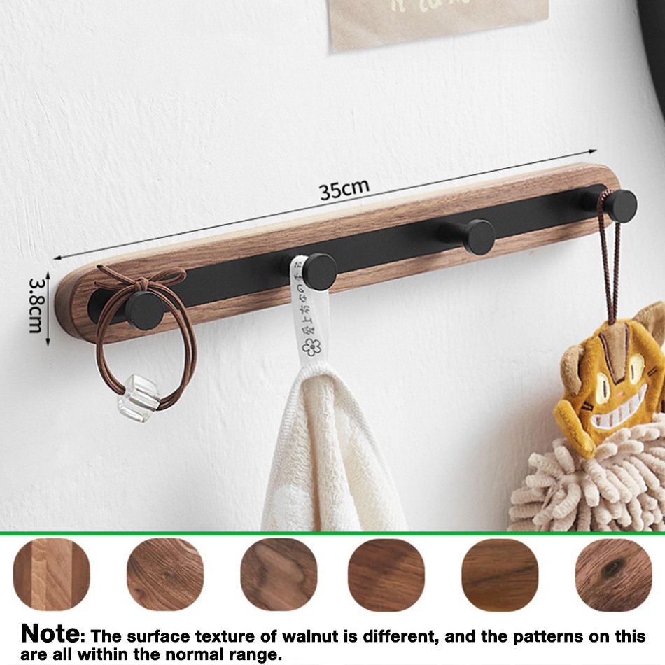 

Настенные крючки из орехового дерева и алюминия 3 4 5 6 шт