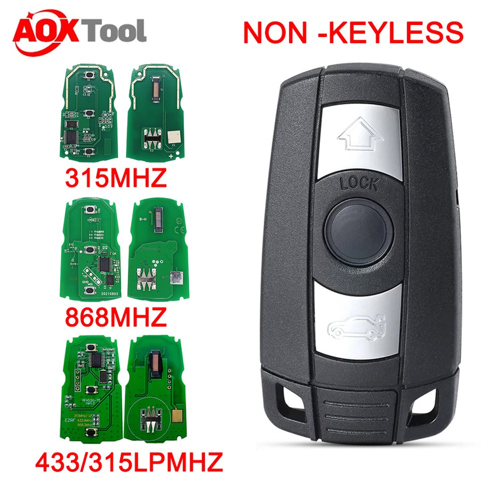 

AOKTOOL 315/315LP/433/868 МГц ключ CAS3 CAS3 Keyless-Go для BMW дистанционный ключ BMW KR55WK49147 PCF7953 для BMW CAS3 ключ CAS3 пульт дистанционного управления
