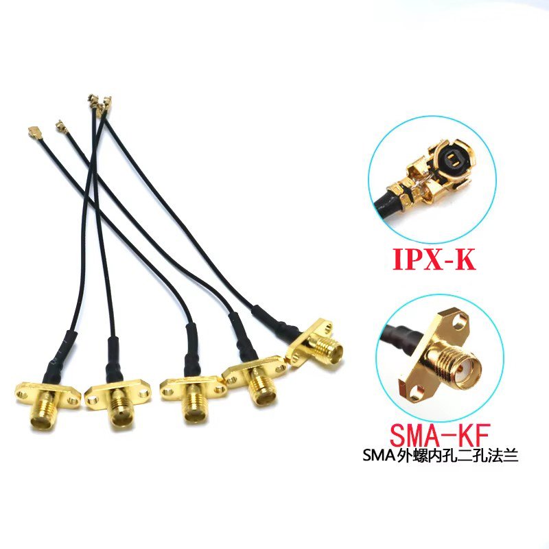 

5 шт. антенна WiFi Pigtail Cable SMA Female Panel Mount to Ufl./IPX Javino