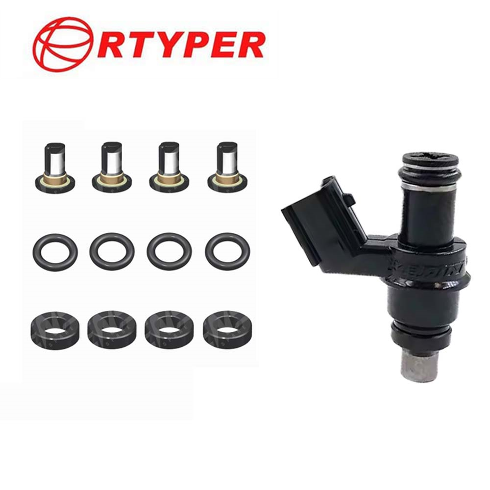 

4 компл. EFI мотоциклетные топливные форсунки OEM 16450-KVS-611 15710-26GA0 MEV11-001 ремонтные комплекты для Suzuki BOULEVARD C50T 2007-2014