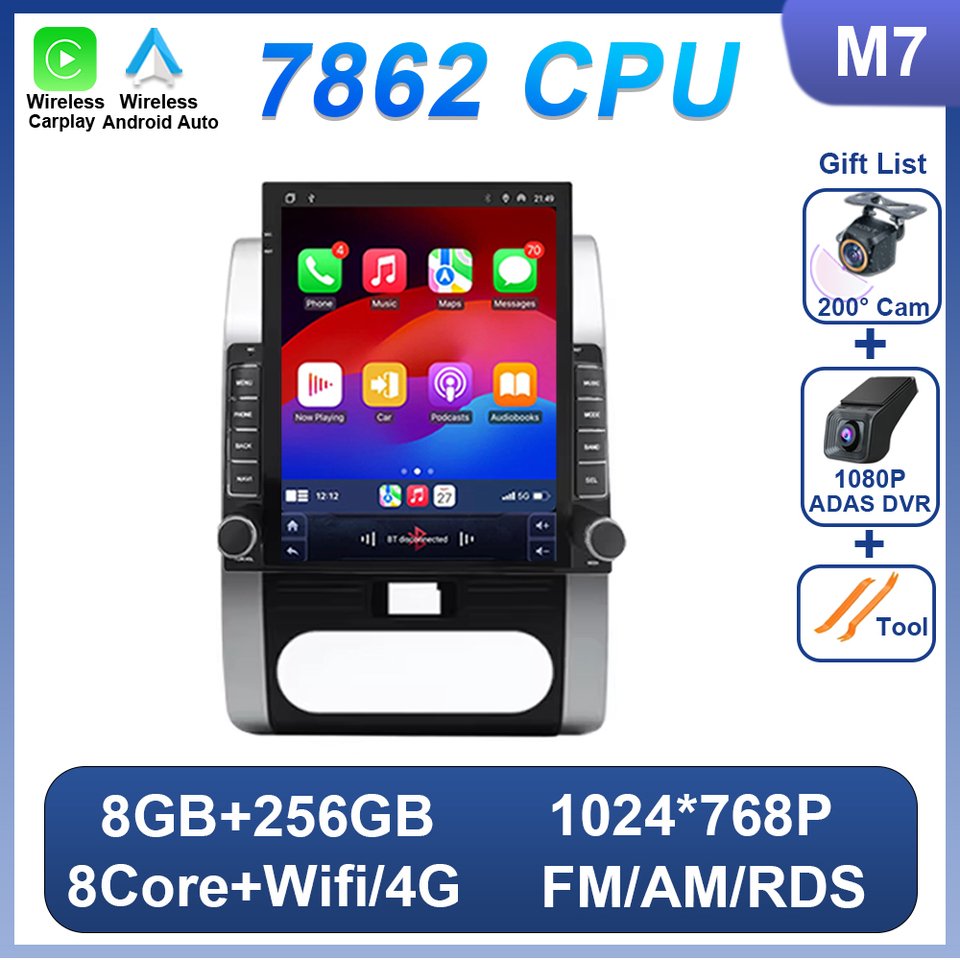 

9,7-дюймовый Android для Nissan X-Trail X Trail 2 T31 2007-2015, автомобильный радиоприемник 2 din, мультимедийный видеоплеер, GPS-навигация, 8-ядерный Wi-Fi