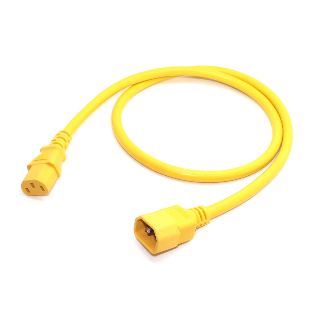 

KYMISON Кабель питания IEC320 C14 до C13 10A 250V желтый