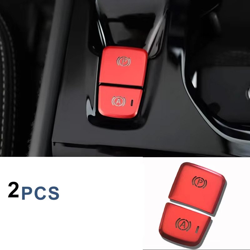 

Volvo XC40 C40 2018-2025 Электронный Ручной Тормоз P Кнопка Блестящая Защитная Наклейка Авто Аксессуар Алюминиевый Сплав Внут...