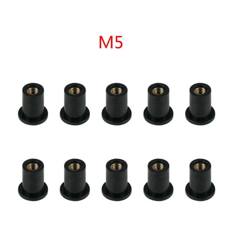 

Резиновые гайки для ветрового стекла, M4/M5/M6, 10 шт.