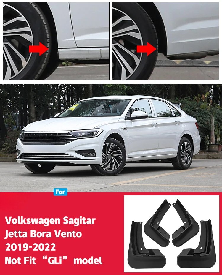 

Брызговики для VW Jetta 2008-2022 Sagitar Vento Bora mk7 A7 A6