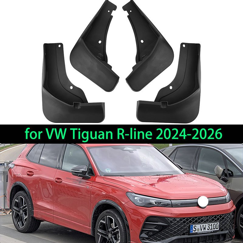 

Автомобильные брызговики для Volkswagen VW Tiguan Tiguan R LINE 2024 2025 2026 Брызговики Брызговики Расширители крыла Передние Задние Аксессуары