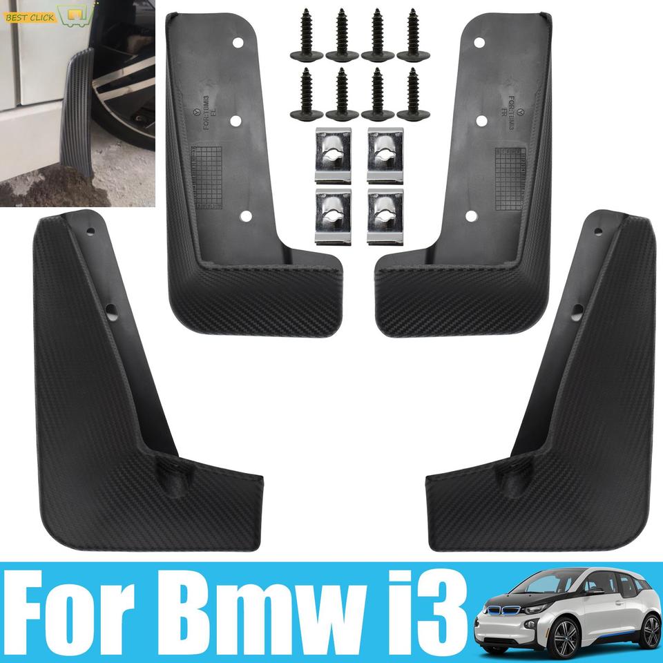 

4x для Bmw I3 2013-2021 брызговики брызговики передние и задние винты автомобили со стороны водителя и пассажира автомобильные аксессуары замена