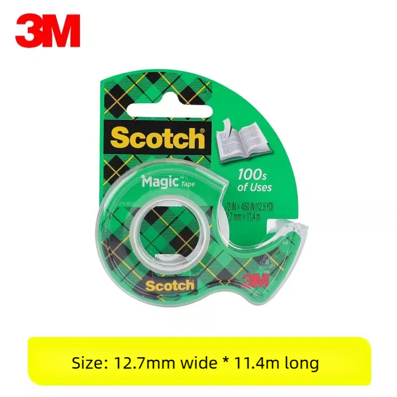 

3M Scotch 810 Волшебная лента невидимая клейкая лента Офисные принадлежности Лента 3M 3/4 дюйма 19 мм * 33 м